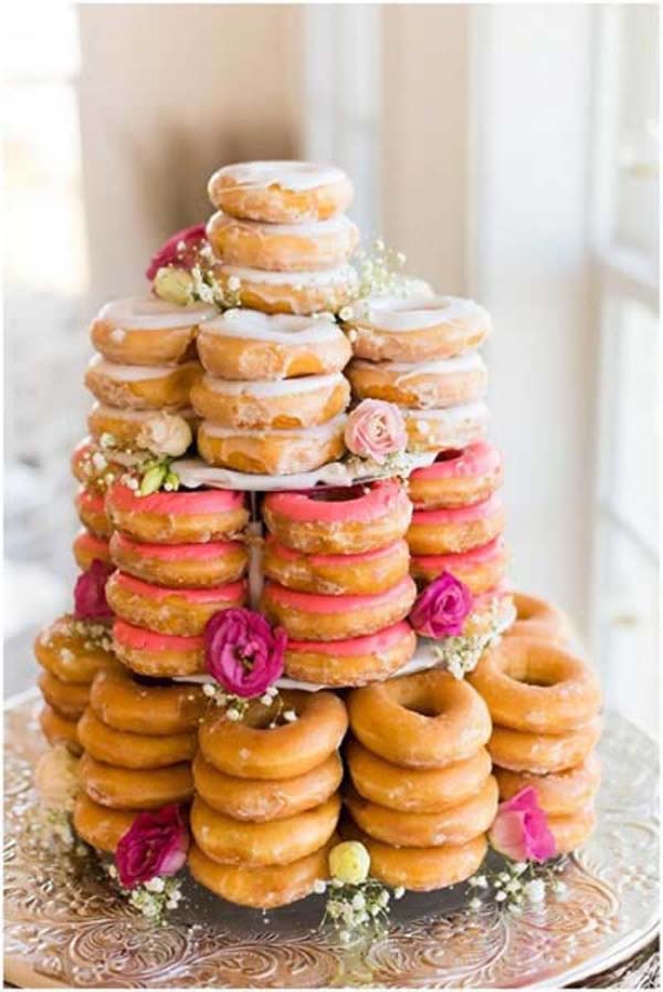 Donuts bruidstaart