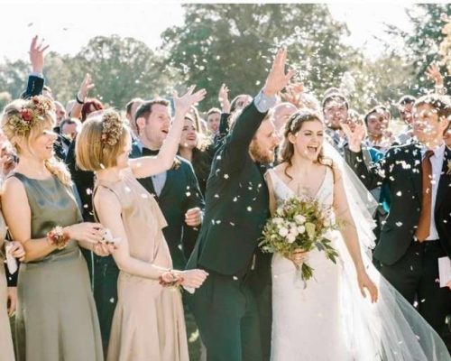 Geen handjes schudden op je bruiloft